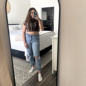 Tie dye crop top - size L (fits more like a medium)